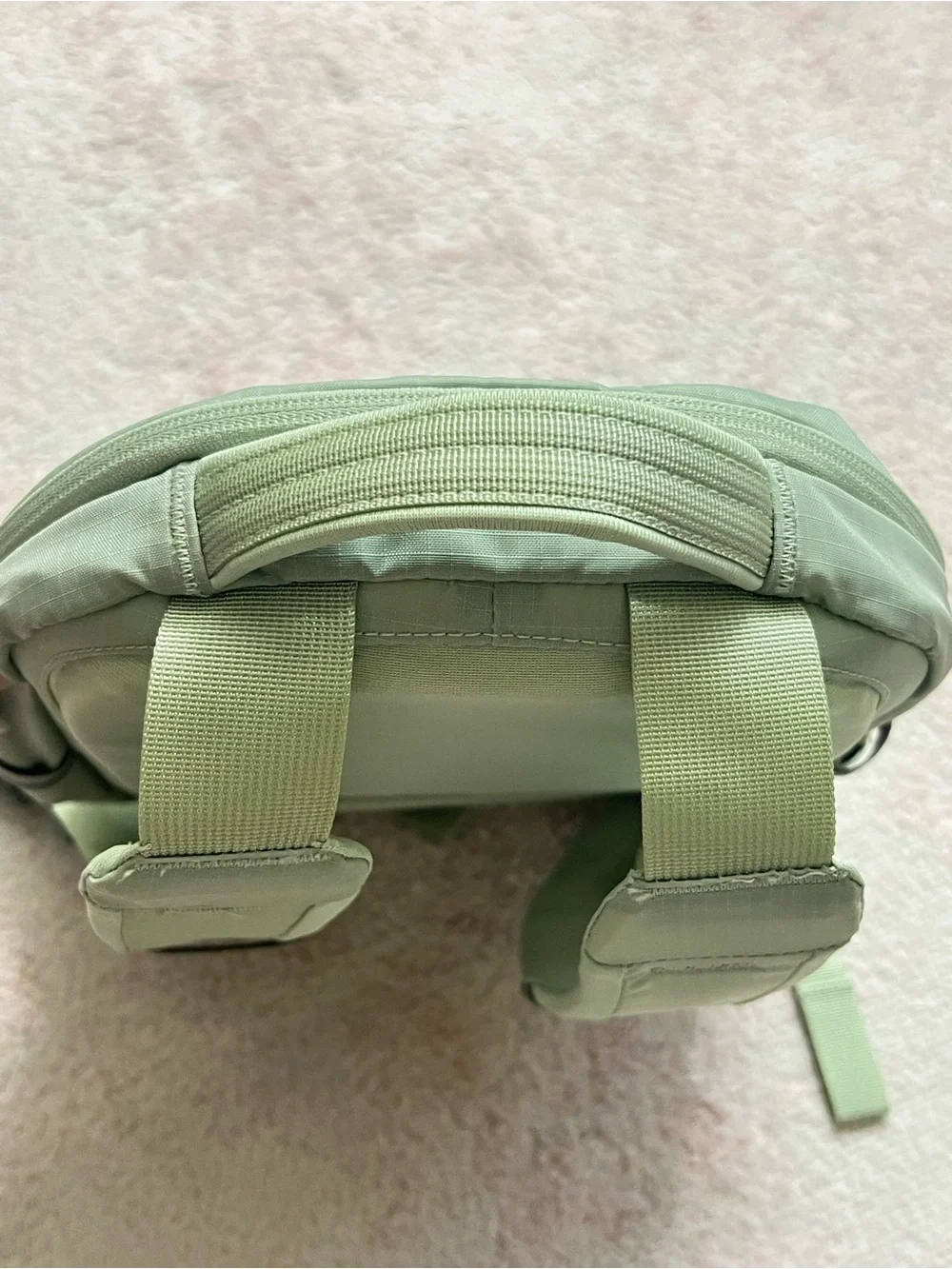 The North Face Borealis Mini Luxe Backpack - Misty Sage + Rose Gold